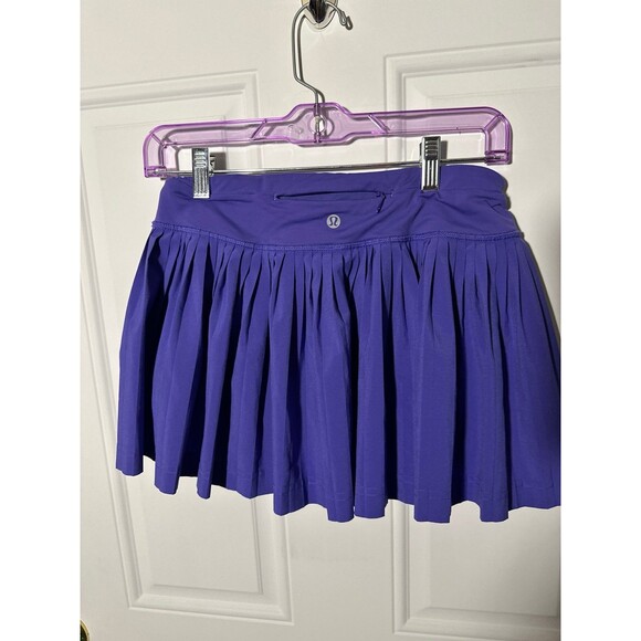 Lululemon Pleat To Street Skirt II Iris Flower Purple Sz 6 - Picture 3 of 5